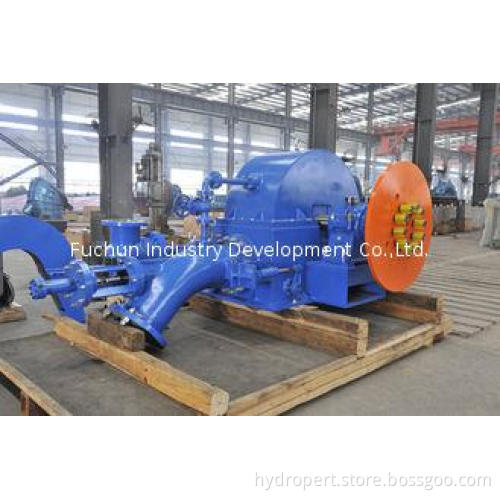 High Head Horizontal Pelton Turbine Unit, 200kw-20mw Doubl